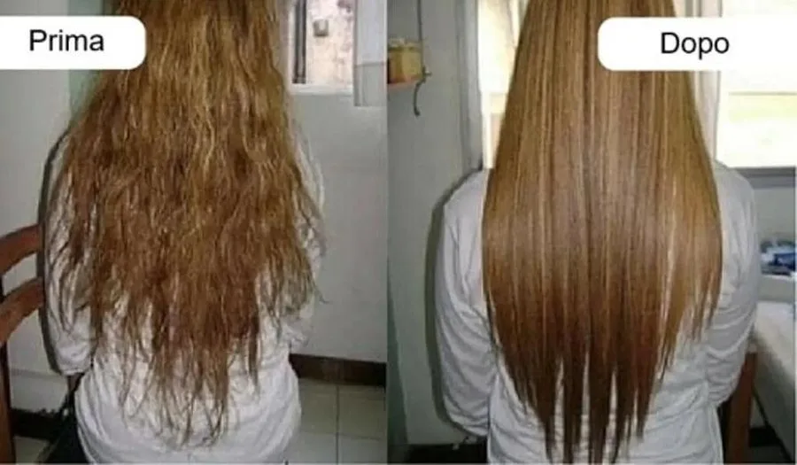 Prima e dopo una stiratura