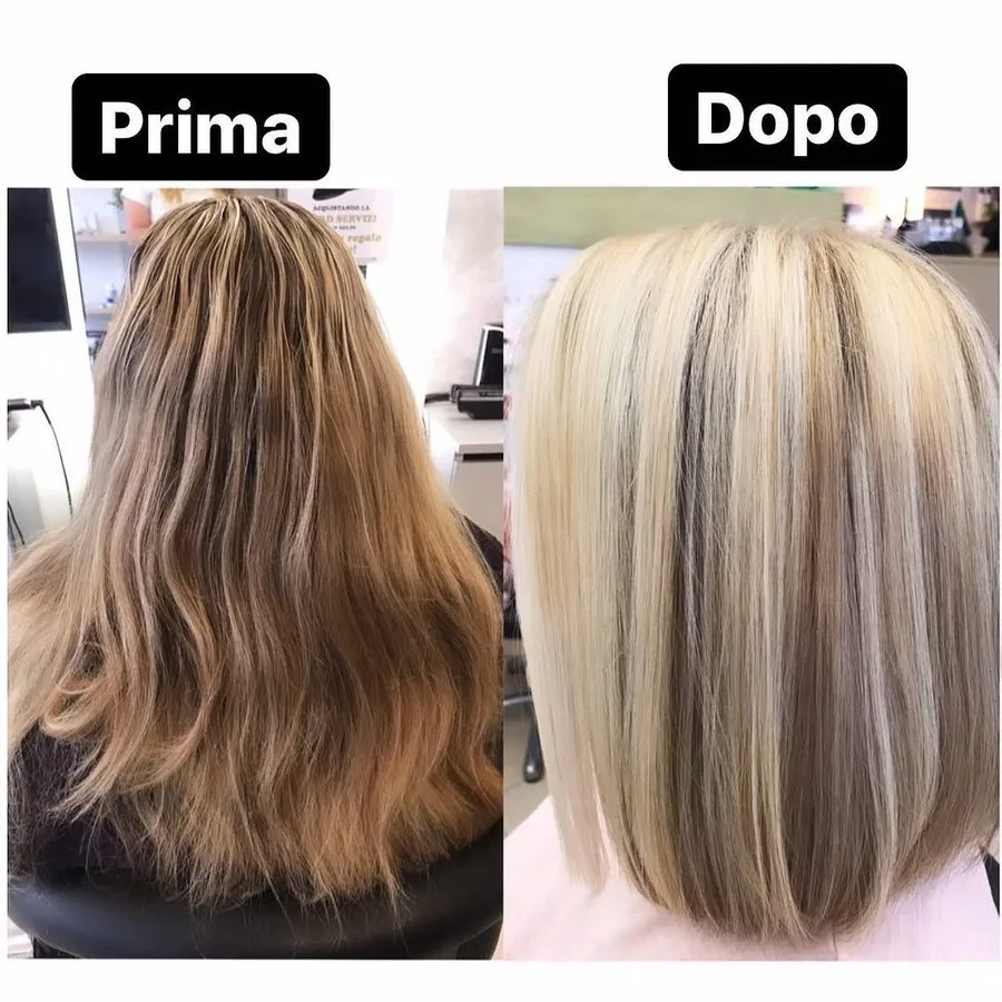 Prima e dopo i colpi di luce